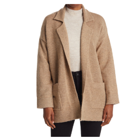 Thread & Supply Jackets & Blazers - Thread & Supply Cardigan Coat in Camel Beige Size Medium NEW WITH TAGS